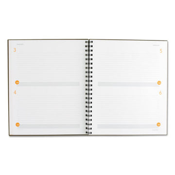 AT-A-GLANCE® Plan. Write. Remember. Planning Notebook Two Days Per Page , 11 X 8.38, Gray Cover, Undated freeshipping - TVN Wholesale
